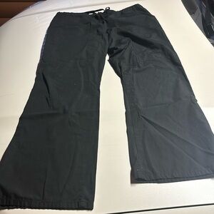 Black scrub pants in good condition
